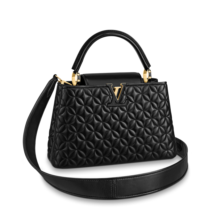 Louis Vuitton CAPUCINES MM Handbag M55366 Black